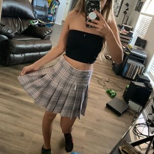 Plaid skirt